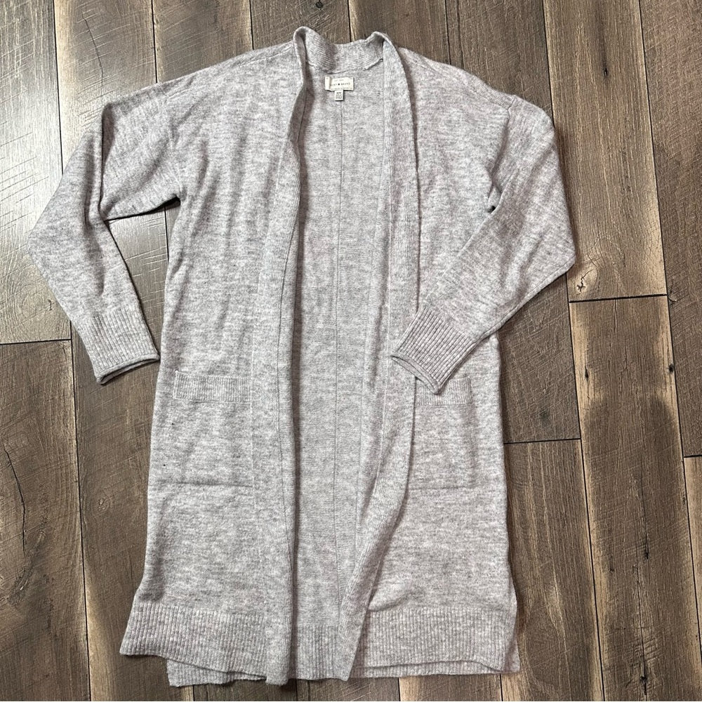 Lucky Brand Wool Blend Open Cardigan