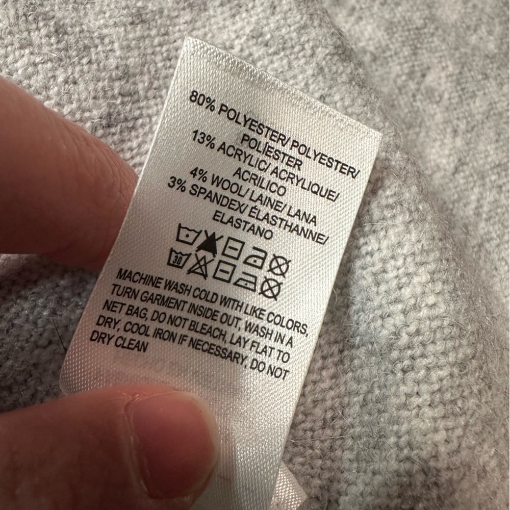 Lucky Brand Wool Blend Open Cardigan
