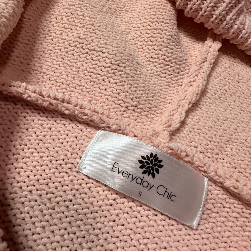 Everyday Chic Oversized Chunky Knit Star Embroidered Sweater