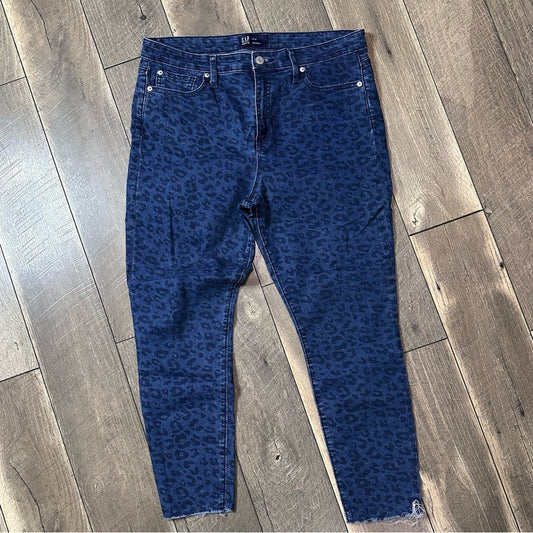 Gap Leopard Denim Jeggings