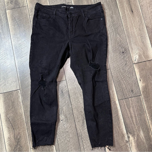 Old Navy Rockstar Mid Rise Skinny Jeans
