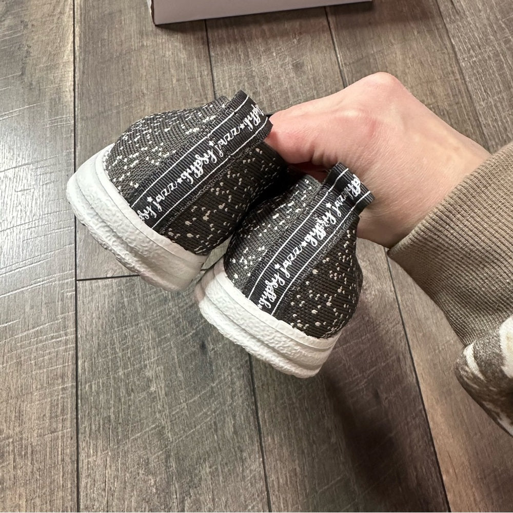 Gypsy Jazz Sporty Grey Slip On Shoes