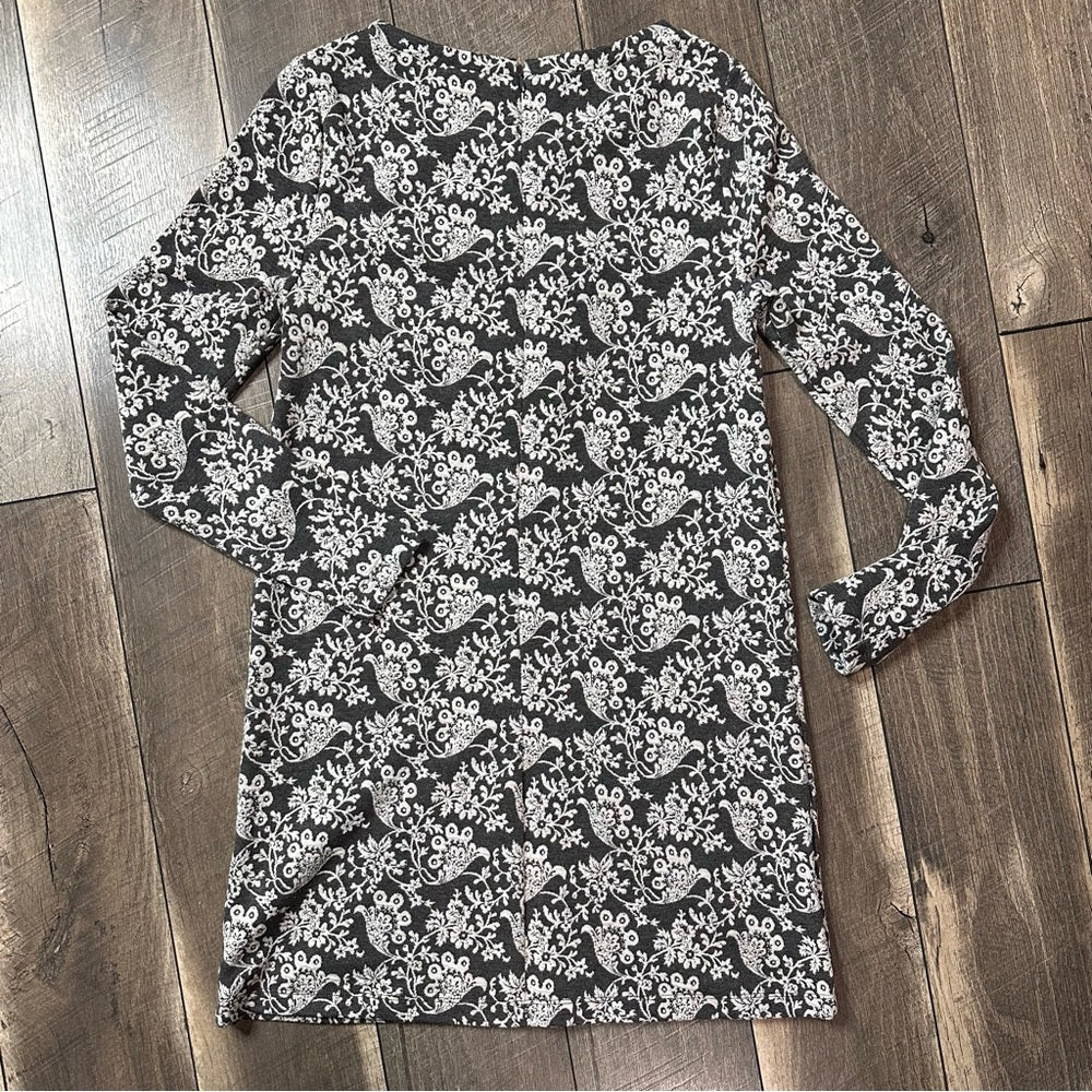Loft Floral Long Sleeve Dress