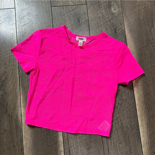 Victoria’s Secret PINK Sheer Crop Top
