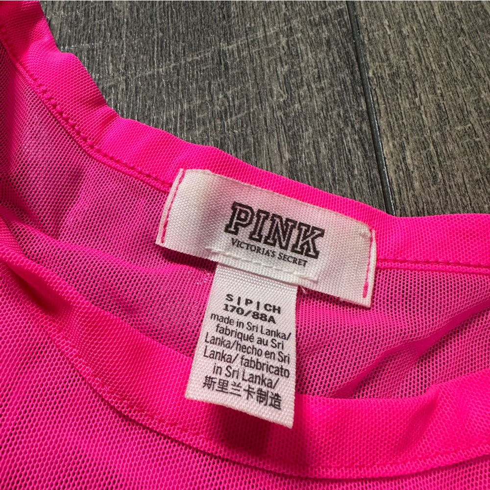 Victoria’s Secret PINK Sheer Crop Top