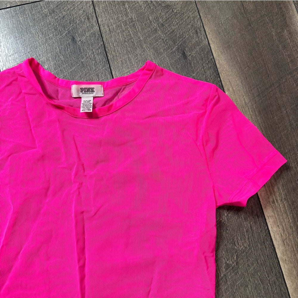Victoria’s Secret PINK Sheer Crop Top