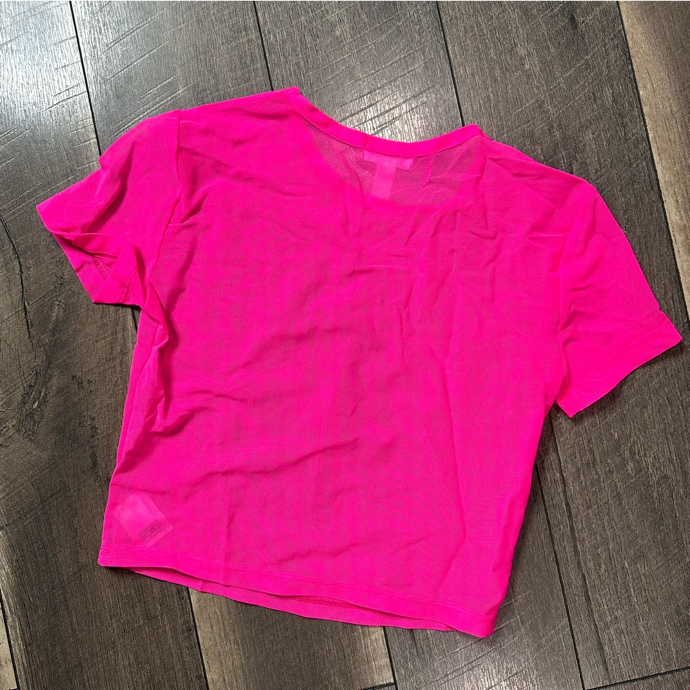 Victoria’s Secret PINK Sheer Crop Top