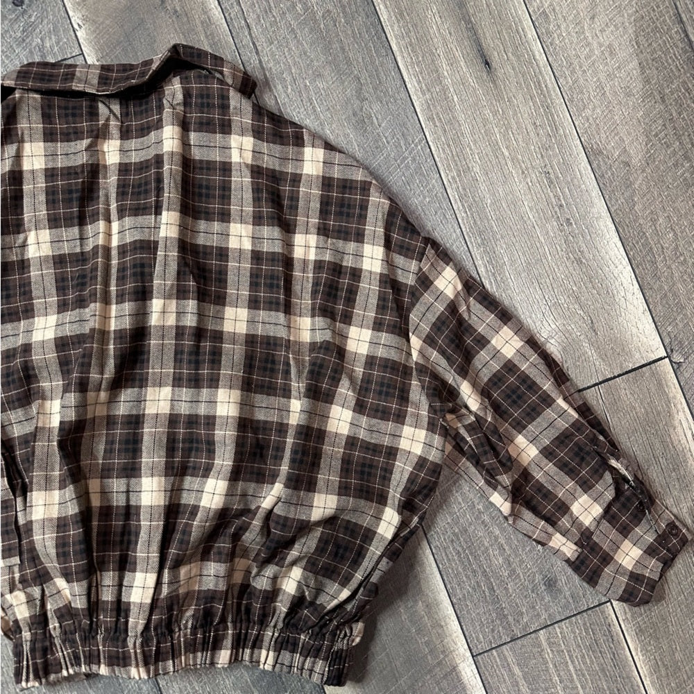 Lumiere Plaid Pullover Long Sleeve