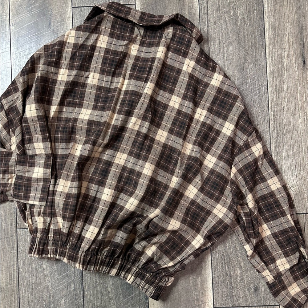 Lumiere Plaid Pullover Long Sleeve