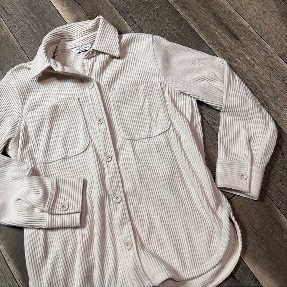 Alpine Design Thick & Soft Button Down