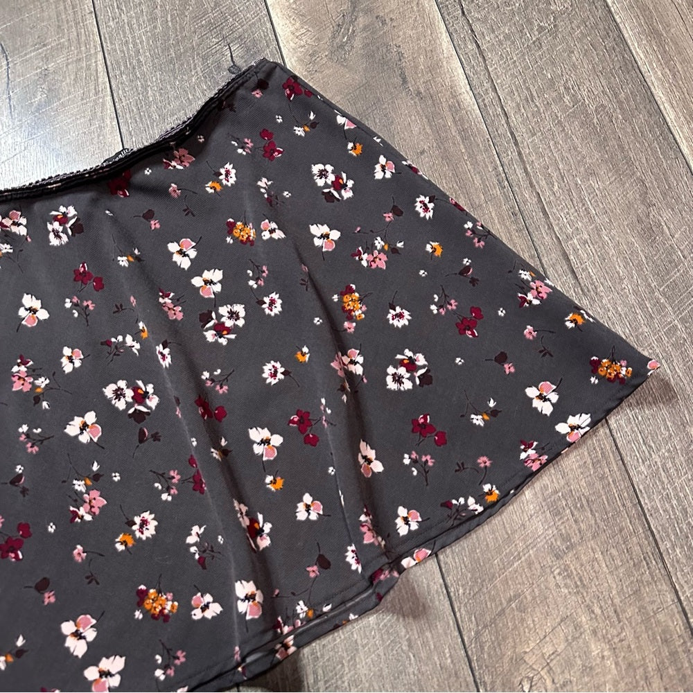 Originality Floral Mini Skirt