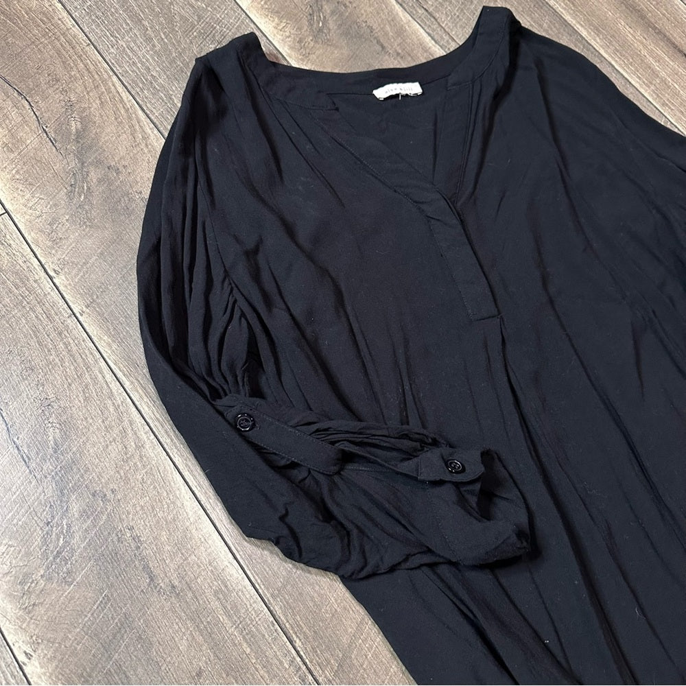 Alex & Lili  Black Midi Dress