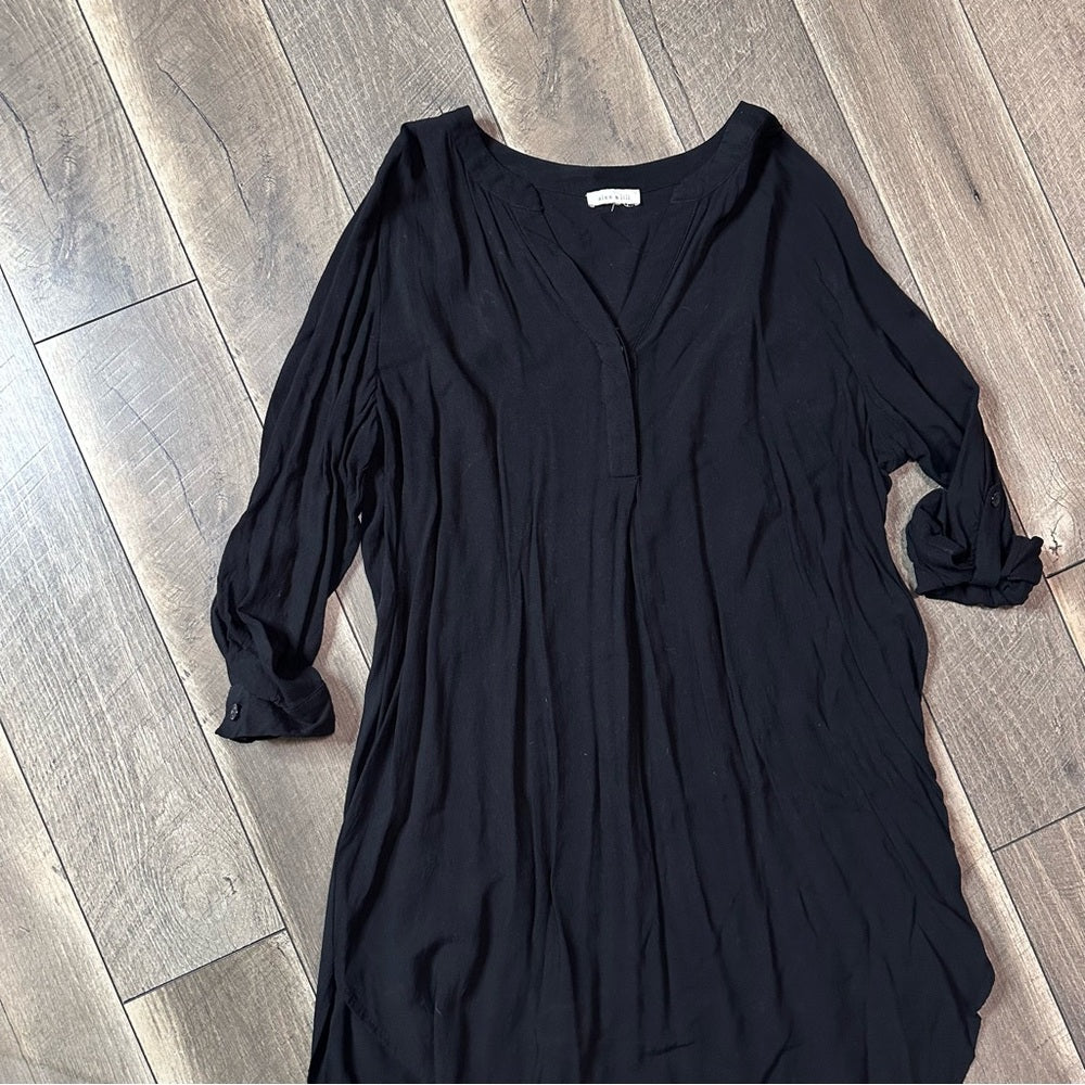Alex & Lili  Black Midi Dress