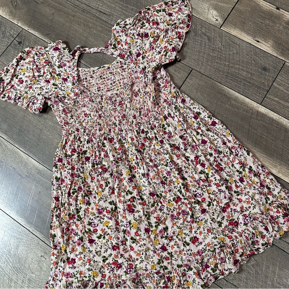 Patrons of Peace Floral Mini Dress