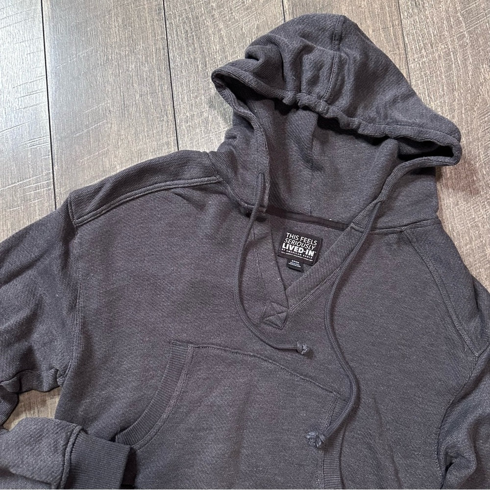American Eagle Crop Hoodie