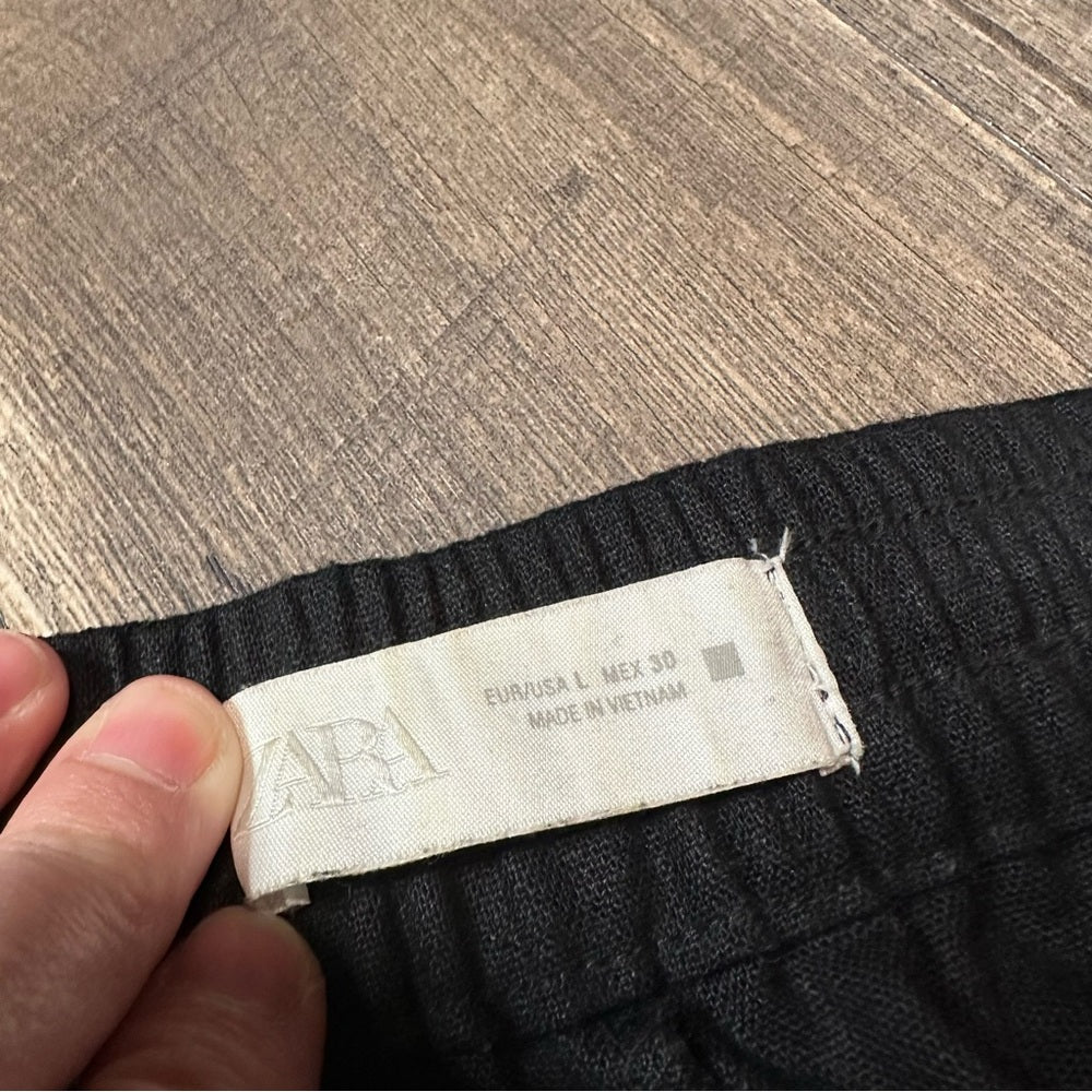 Zara Linen Blend Pants