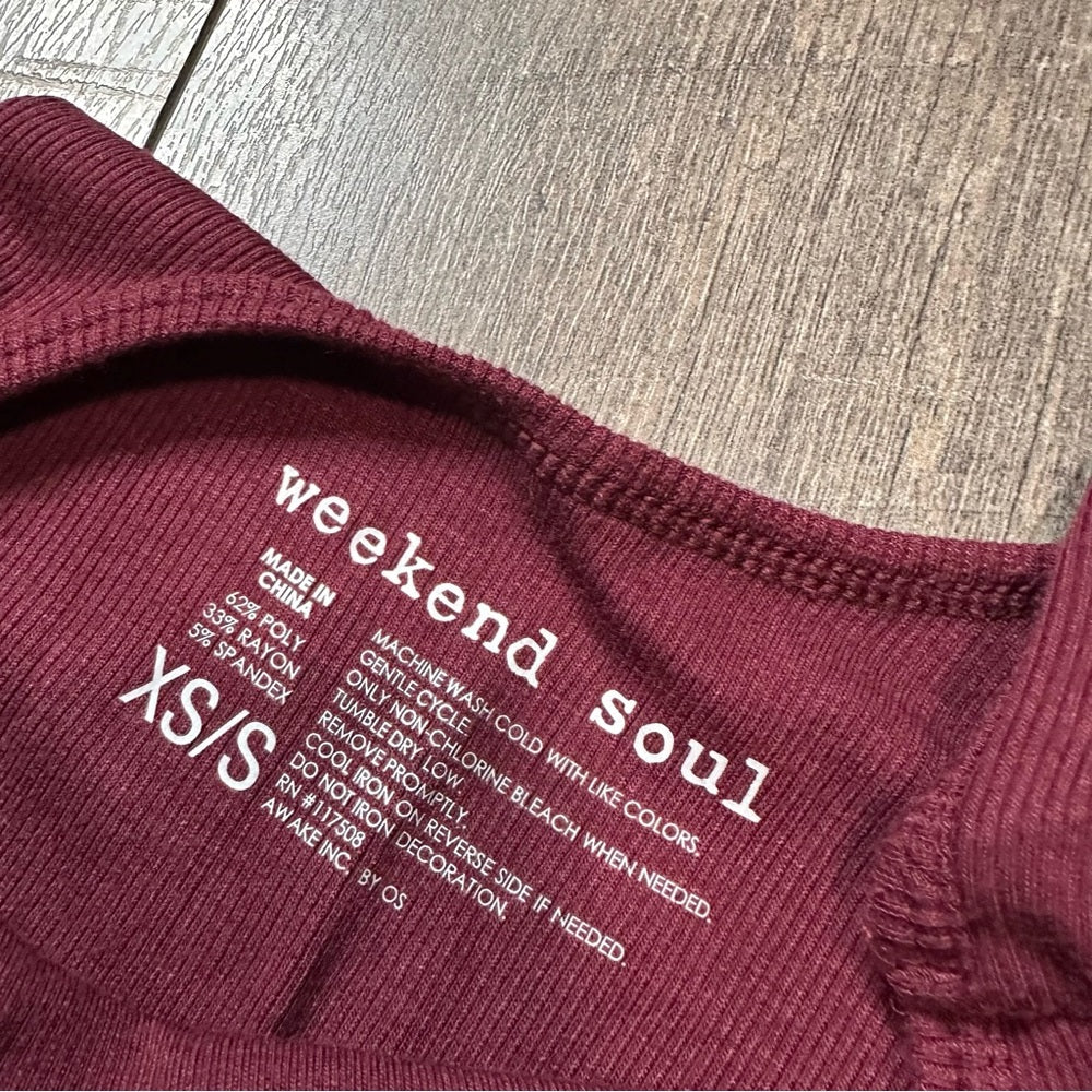 Weekend Soul Ribbed Bodysuit