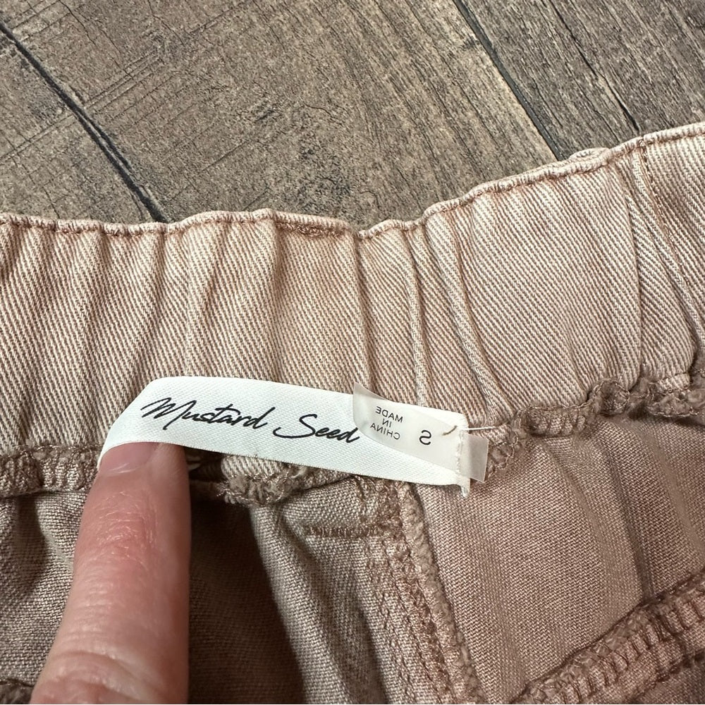 Mustard Seed Hi Rise Wide Leg Pants