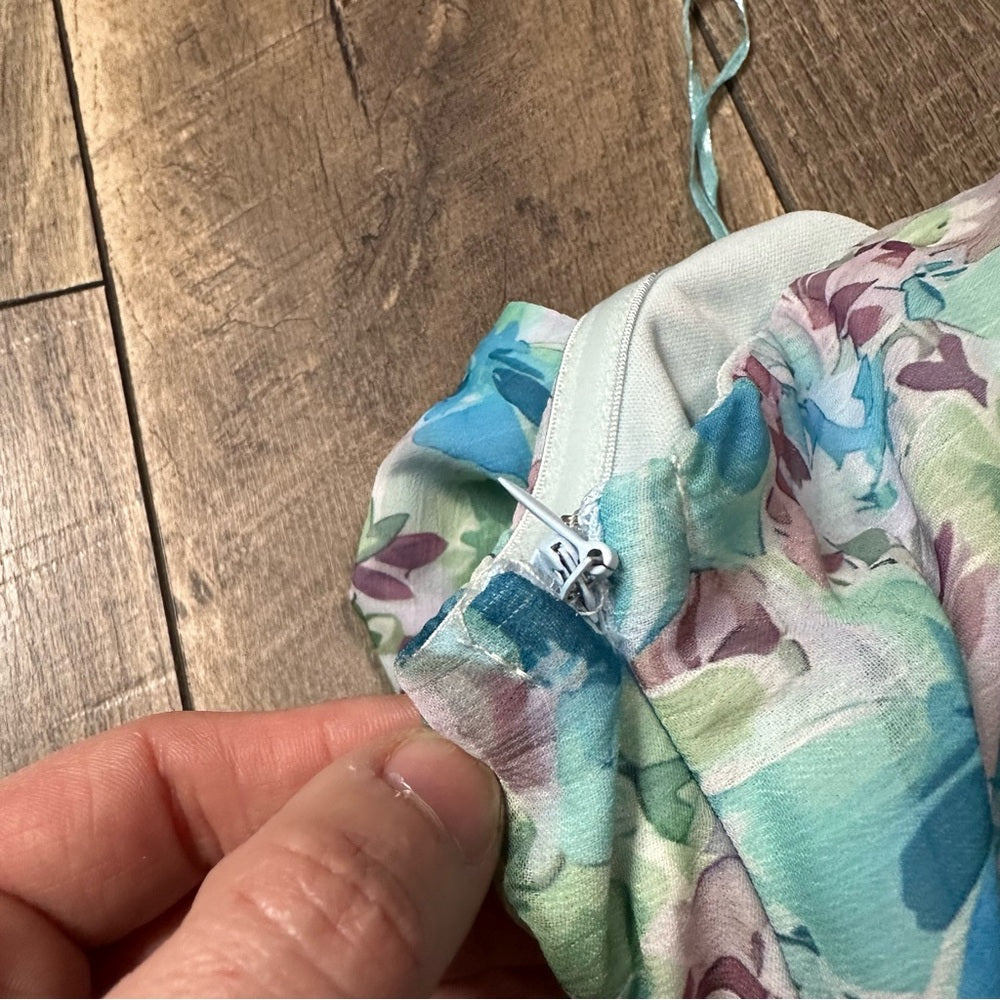 big Hit Single Shoulder Floral Maxi Dress