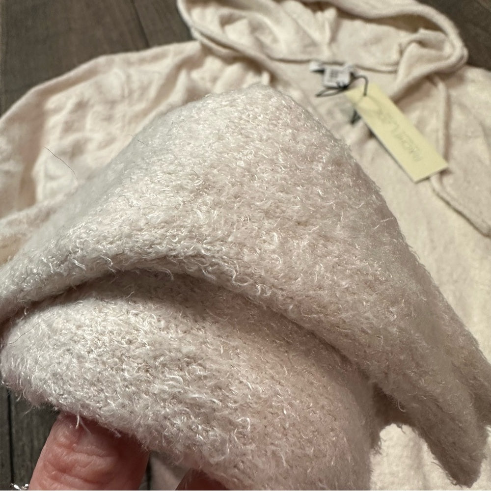 Rachel Zoe Cozy Soft Hooded V Neck Pullover