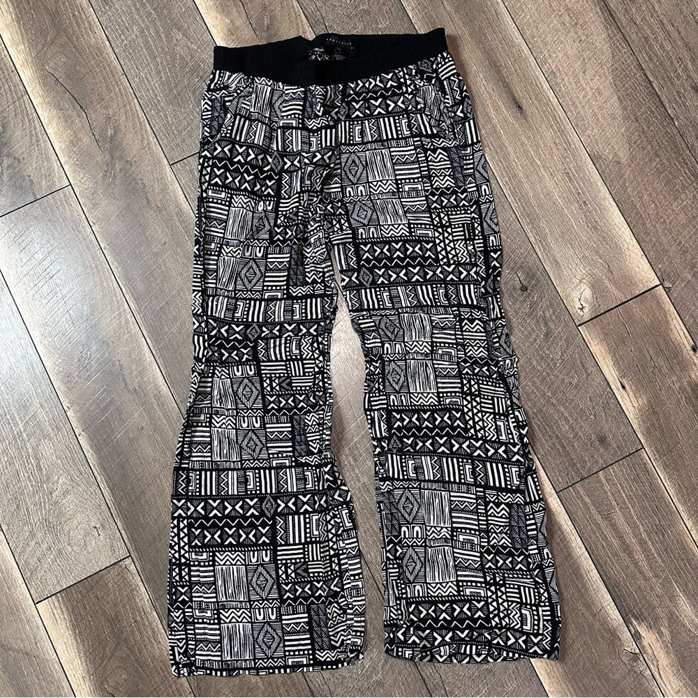 Sanctuary Aztec Rayon Wide Leg Pants