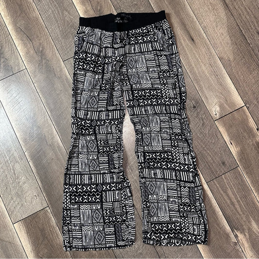 Sanctuary Aztec Rayon Wide Leg Pants