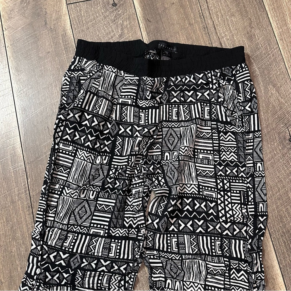 Sanctuary Aztec Rayon Wide Leg Pants
