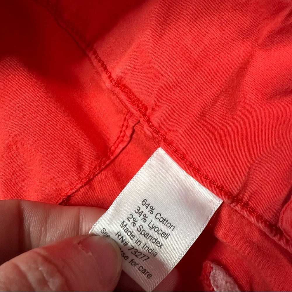 Lauren Conrad Super Hi Rise Coral Wide Leg Pants