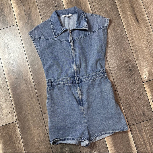 Cloud Ten Denim Romper