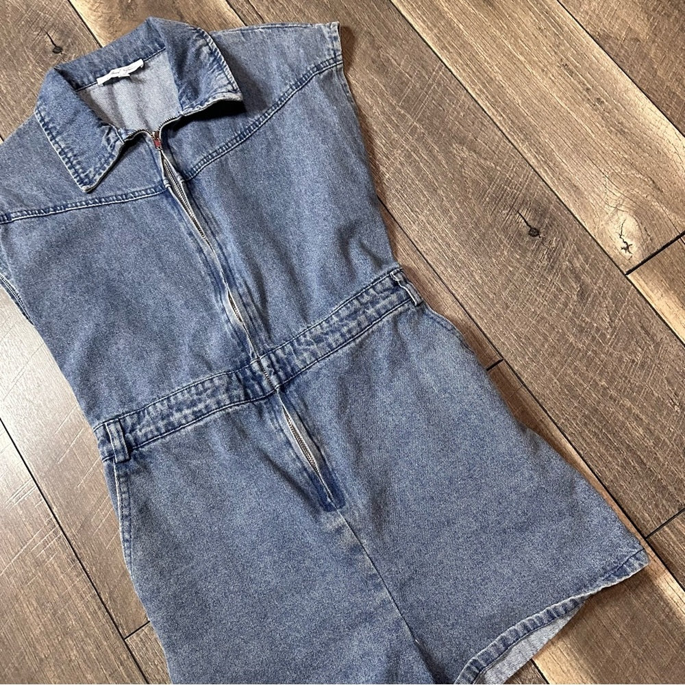 Cloud Ten Denim Romper