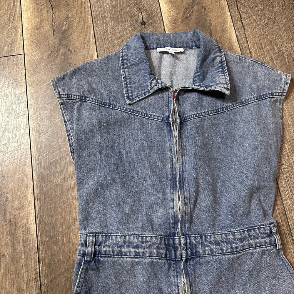 Cloud Ten Denim Romper