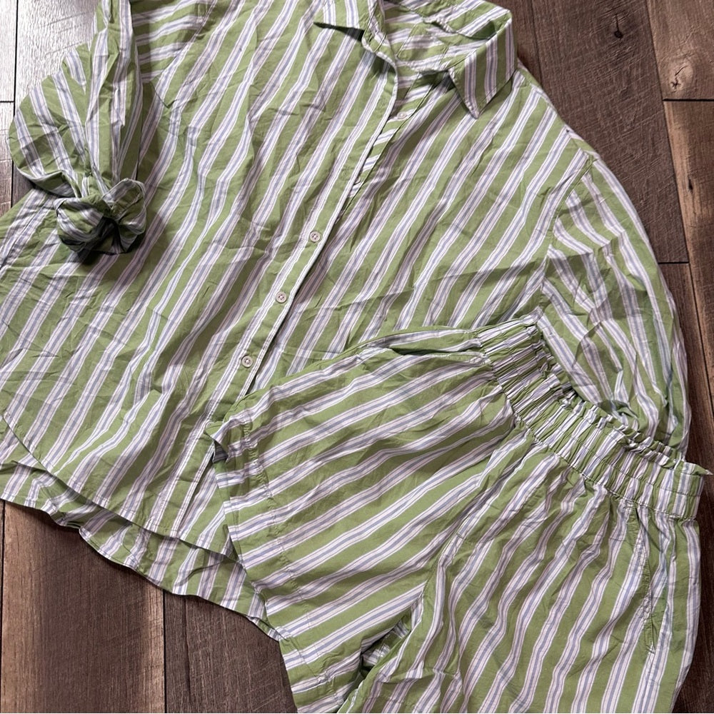 Aerie Striped 2 piece outfit