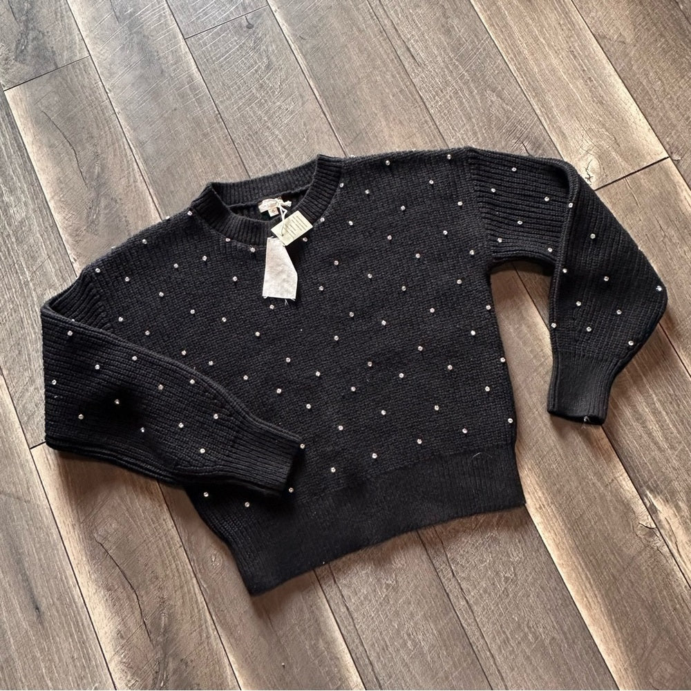 Hem & Thread Studded Sweater