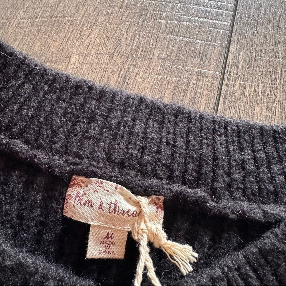 Hem & Thread Studded Sweater
