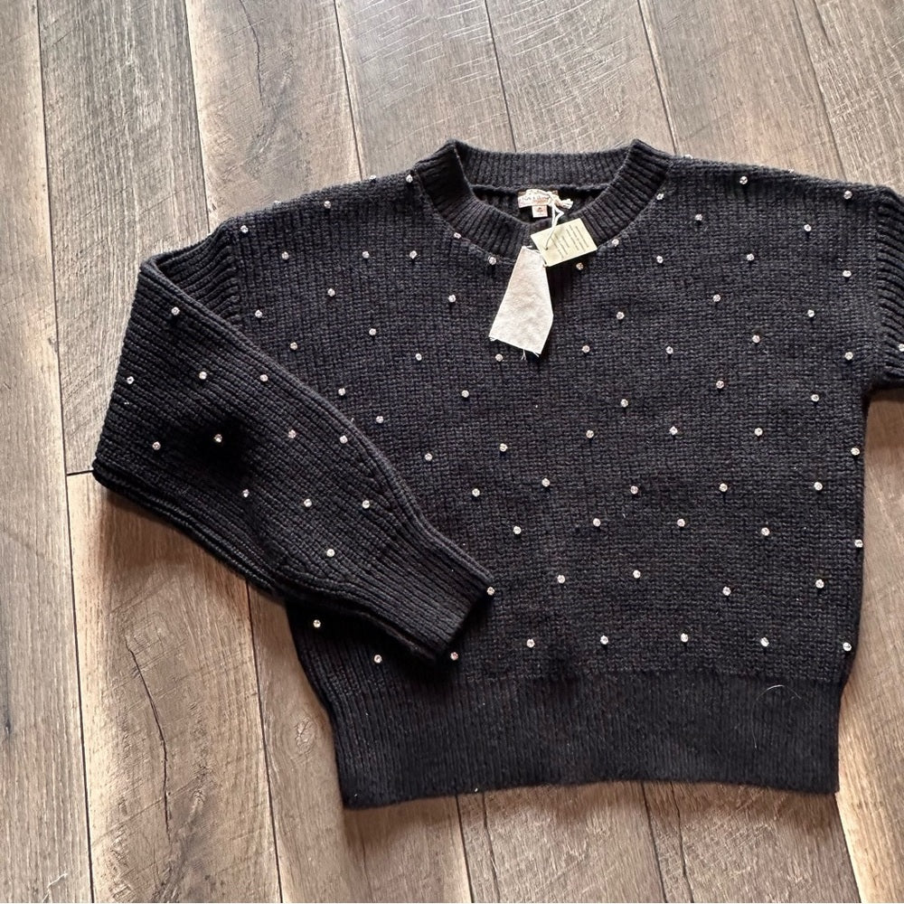 Hem & Thread Studded Sweater