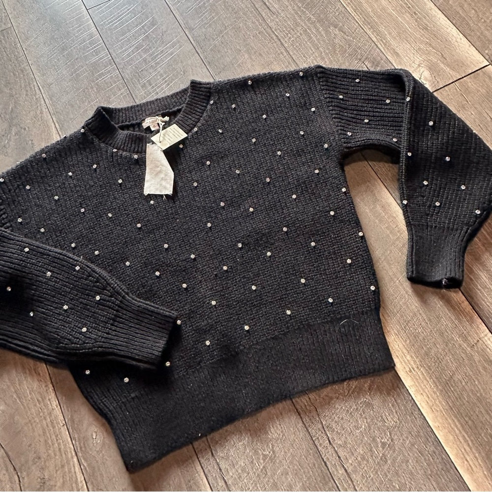 Hem & Thread Studded Sweater