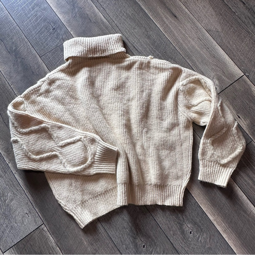Gilli Baby Yellow Chunky Turtleneck Sweater