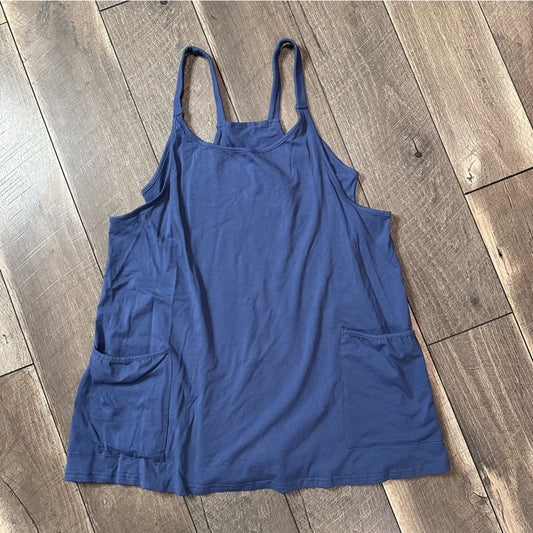 Unbranded Blue Activewear Romper Dress