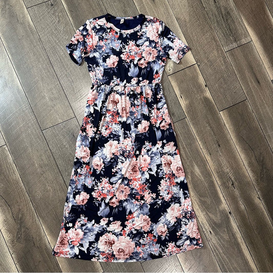Jardin by Macris Floral Midi Dress