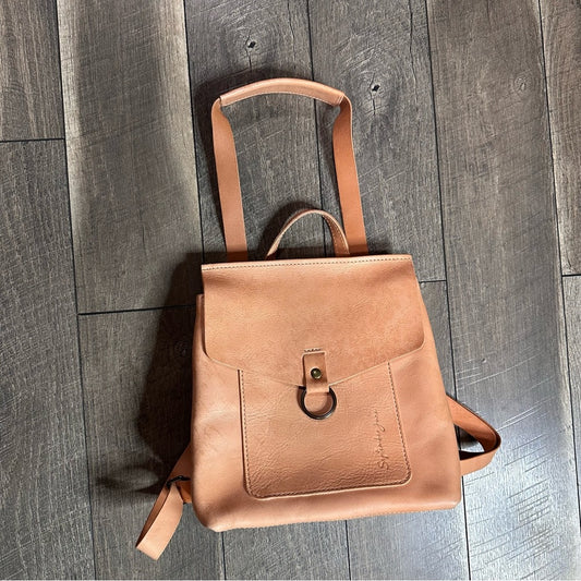 September Jane Leather Backpack/Crossbody