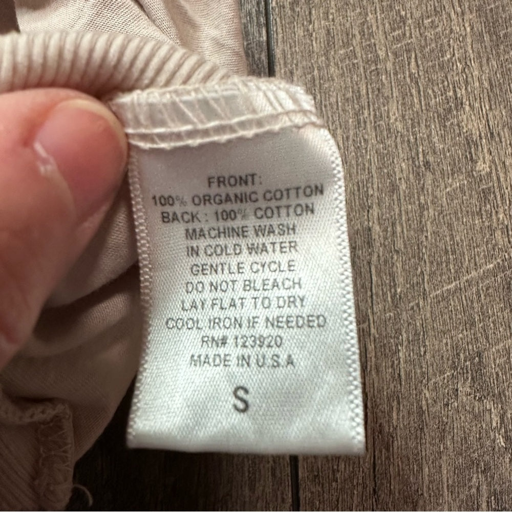 LA Made Cream Button Tank Top