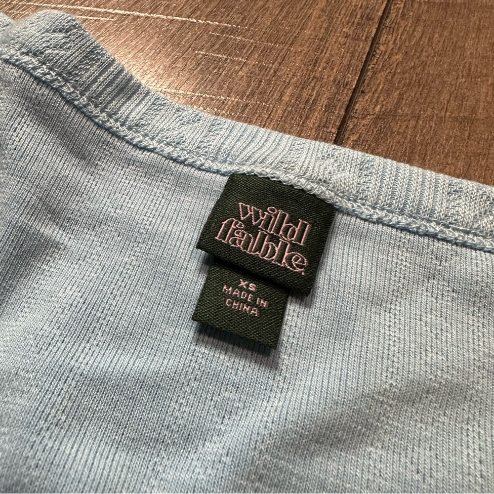 Wild Fable Soft Long Sleeve Crop Top