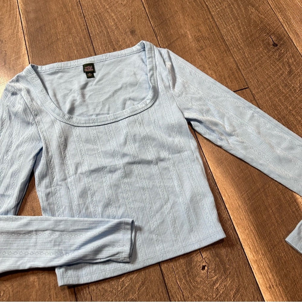Wild Fable Soft Long Sleeve Crop Top