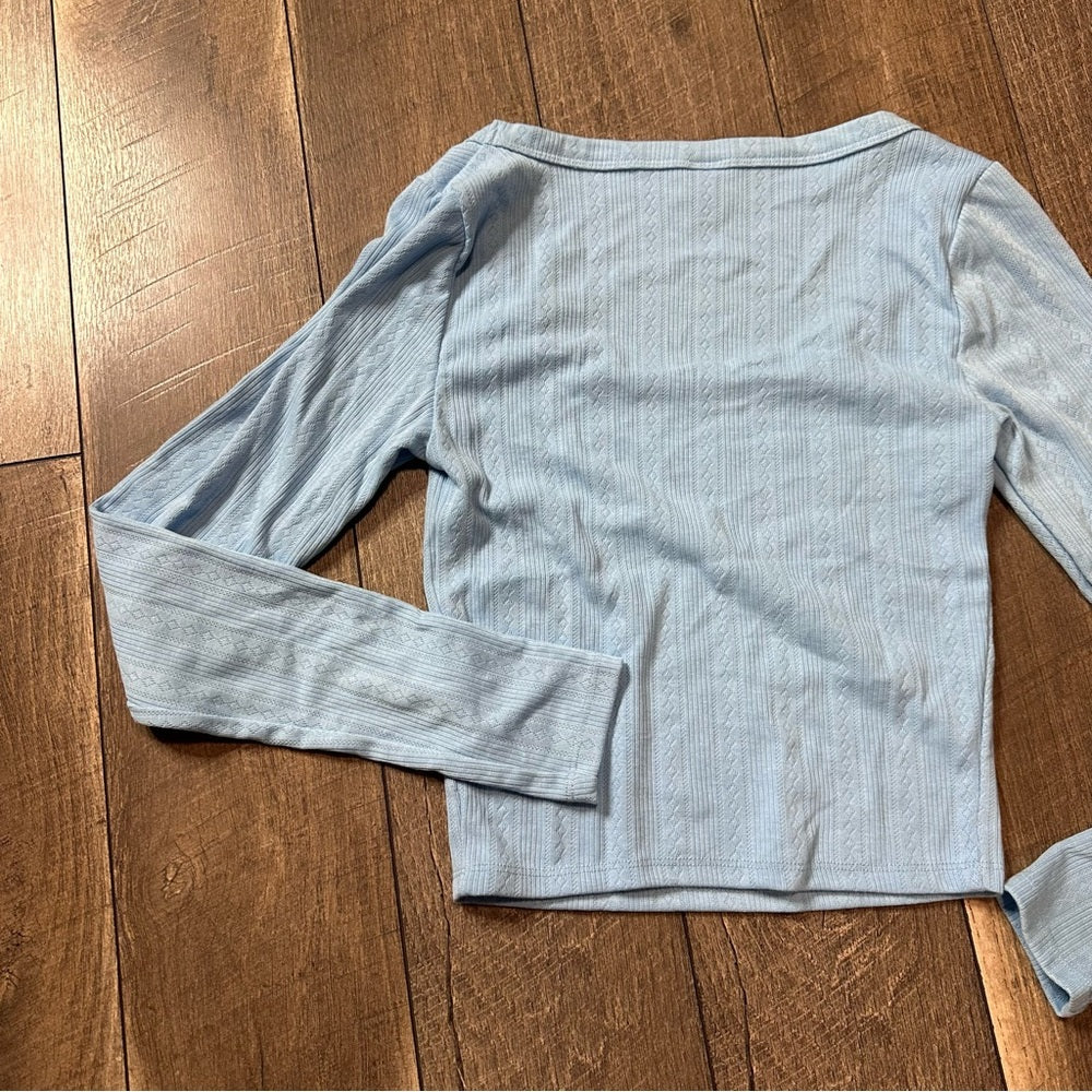 Wild Fable Soft Long Sleeve Crop Top