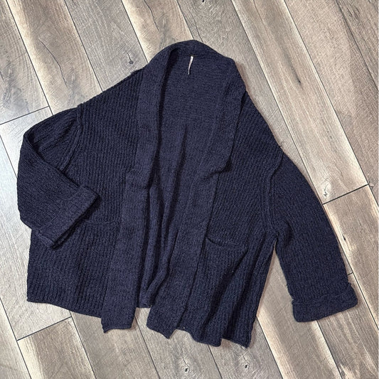 Free People Low Tide Super Oversized Knit Open-Front Cardigan