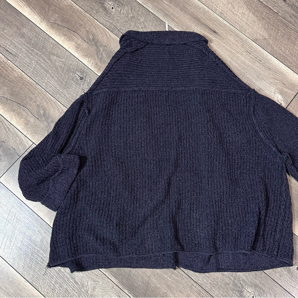 Free People Low Tide Super Oversized Knit Open-Front Cardigan
