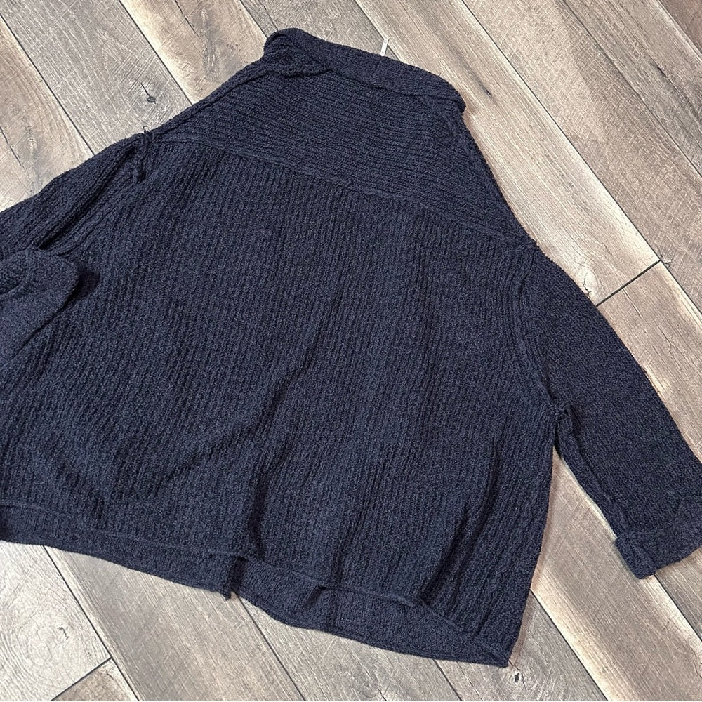 Free People Low Tide Super Oversized Knit Open-Front Cardigan
