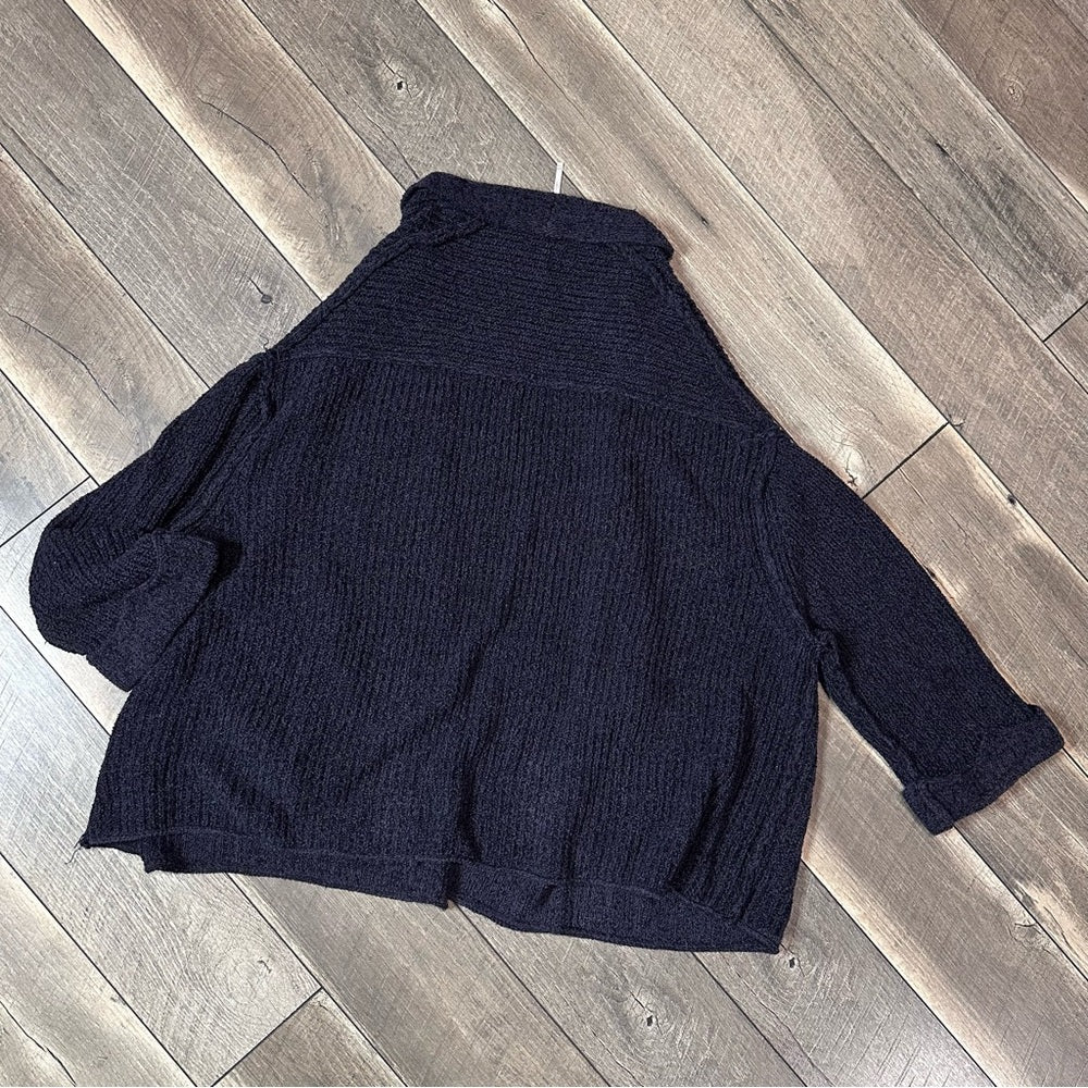 Free People Low Tide Super Oversized Knit Open-Front Cardigan
