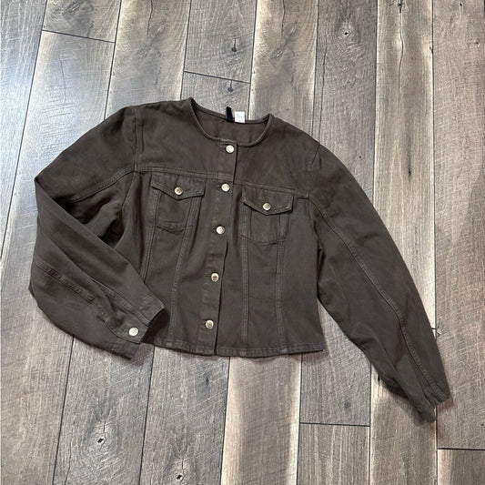 H&M Brown Button Down Jacket