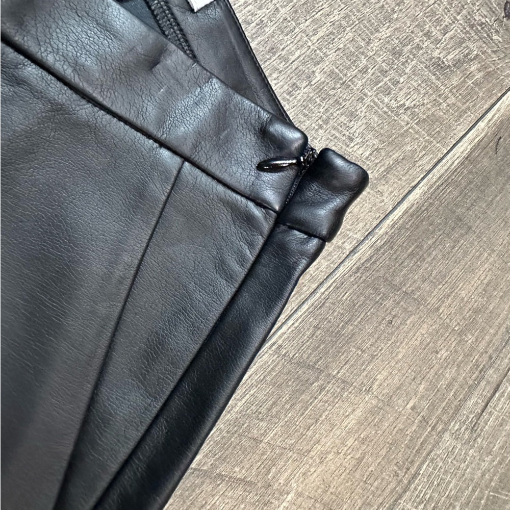 Aemi & Co Black Faux Leather Pants